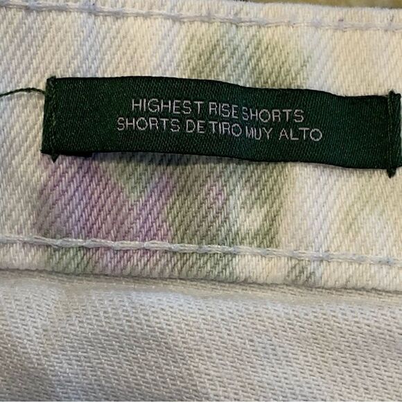 Wild Fable High-Rise Frayed Jean Shorts Paint Splatter Size 2 - Picture 8 of 10